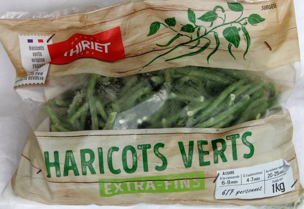 Haricots verts extra fins