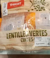 Lentilles vertes cuites