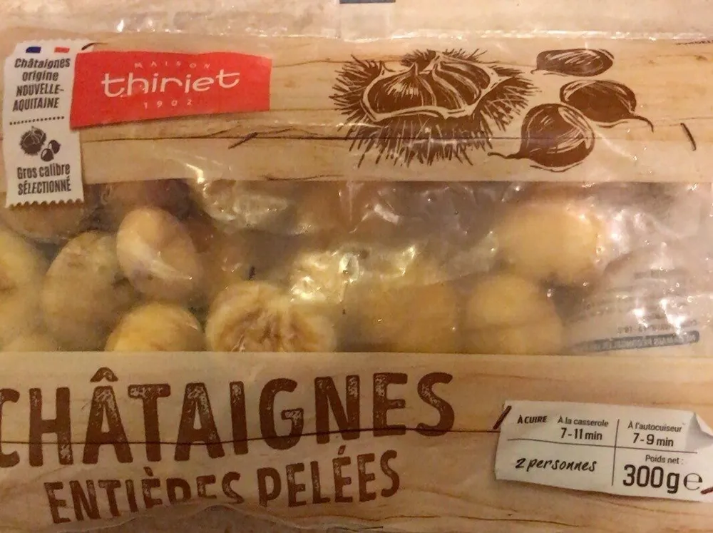 Châtaignes Entières pelées
