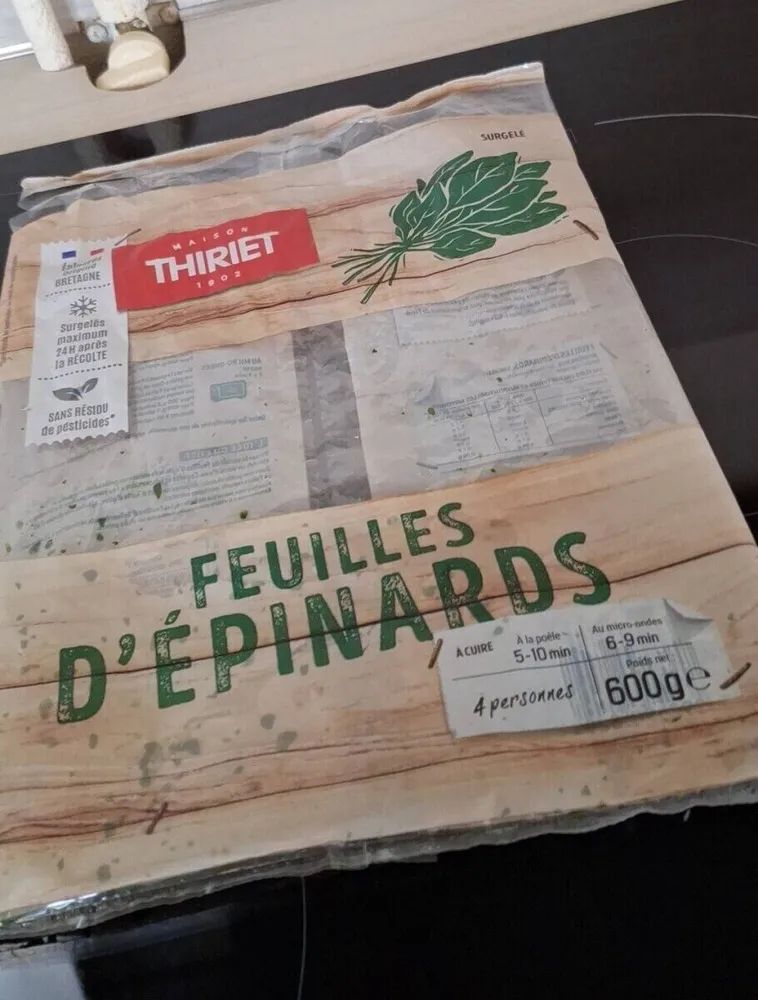Feuilles d'épinards