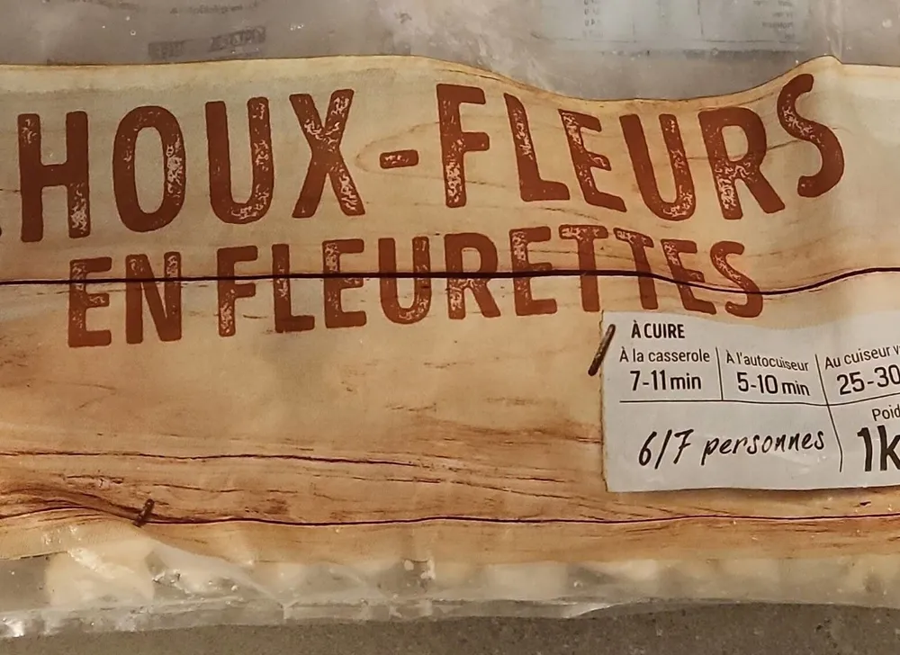 CHOUX-FLEURS EN FLEURETTES