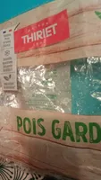 Pois gardent peas