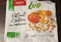 Butternut et potiron bio en morceaux