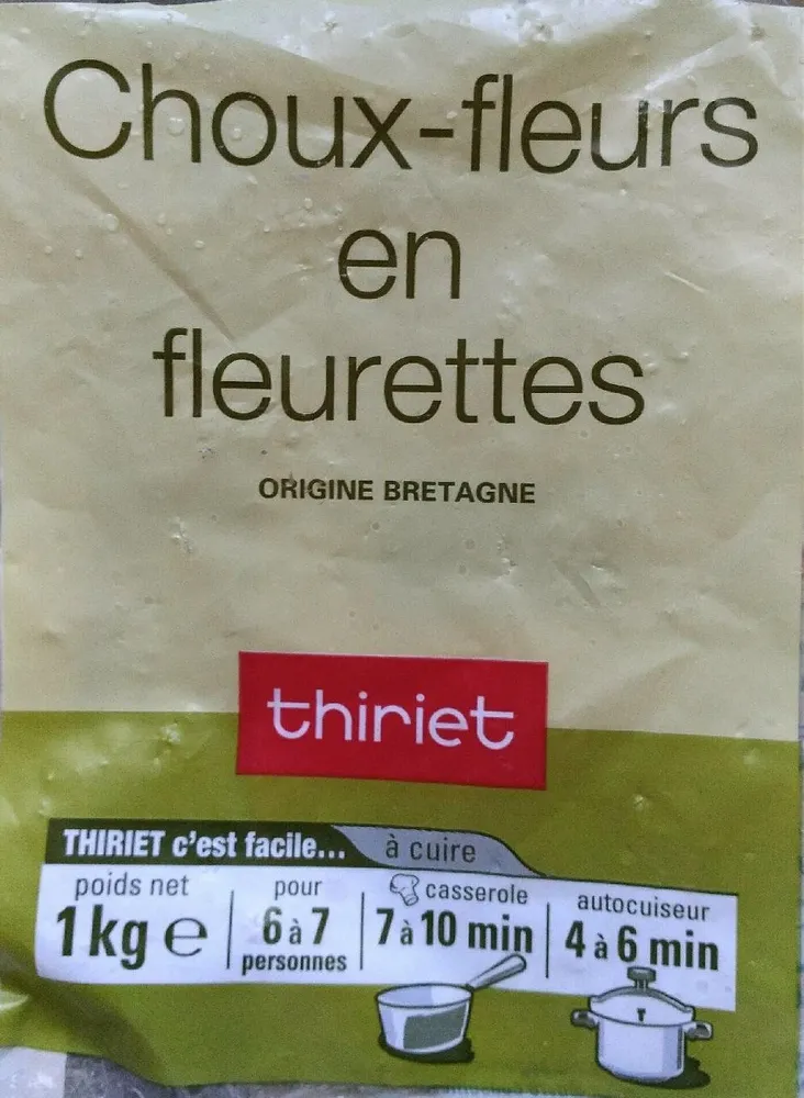 Choux-fleurs fleurettes