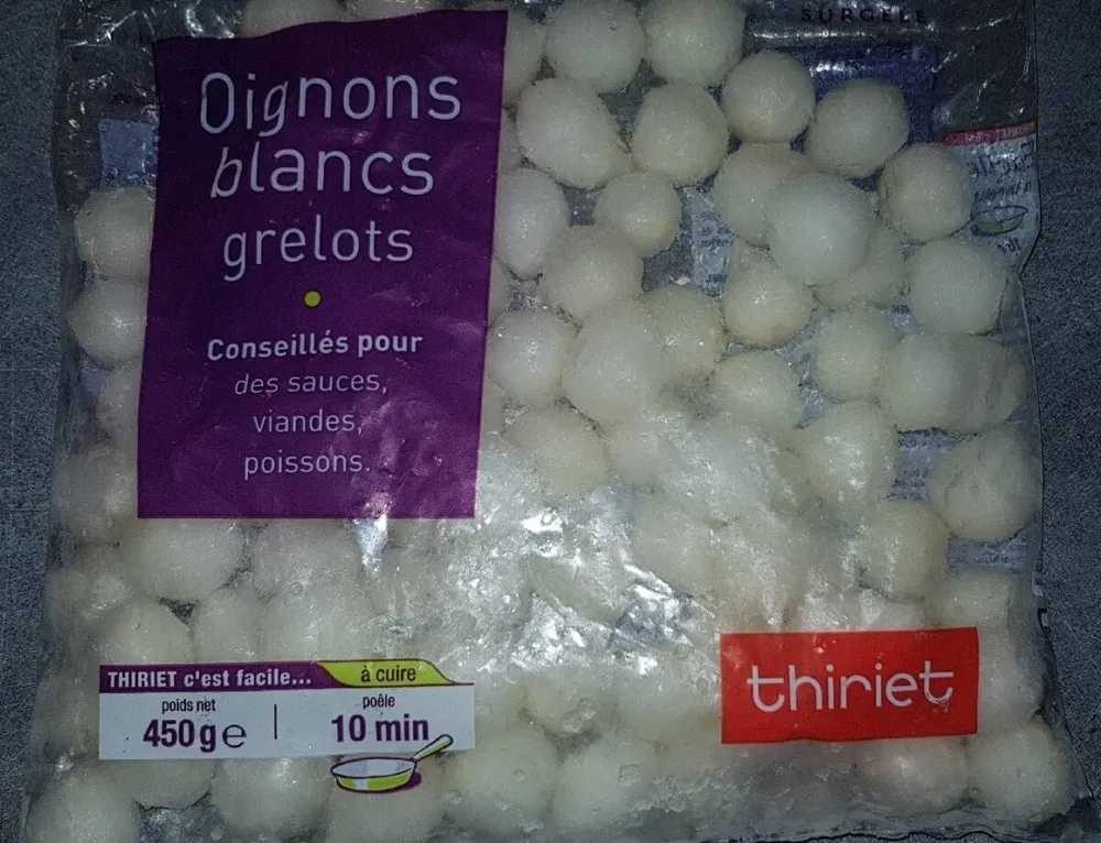Oignons blanc grelots