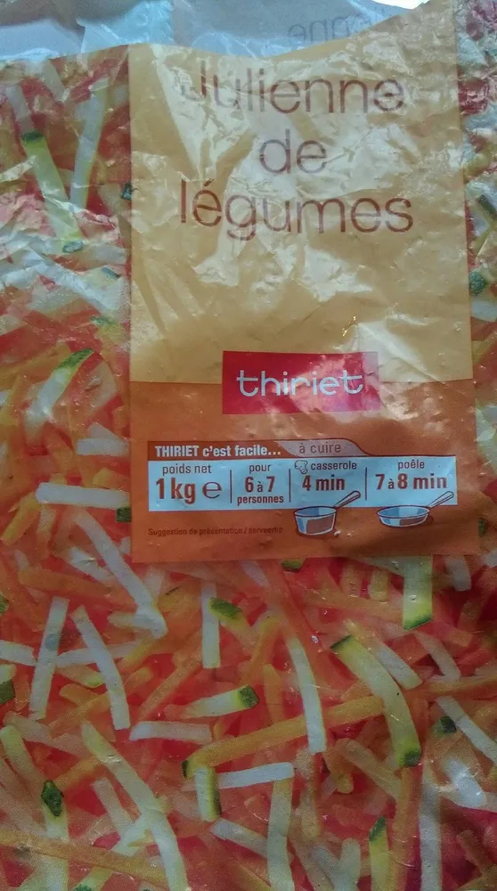 Julienne De Legumes Surgelés, 1Kg