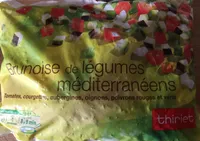 Brunoise de legumes mediterraneens