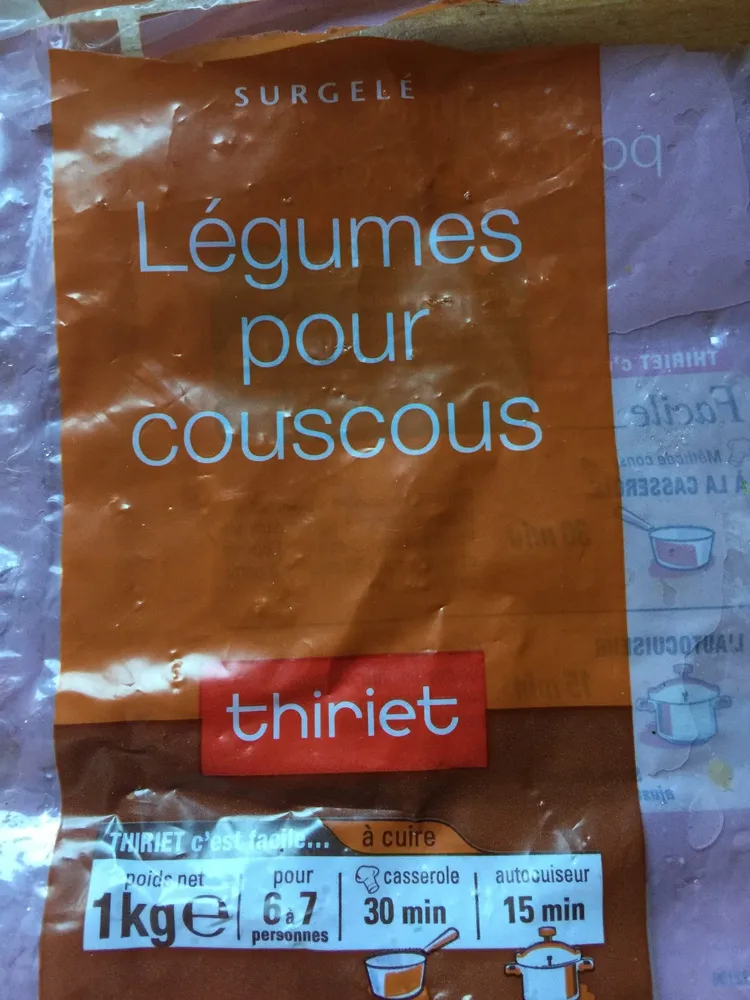 Légumes pour Couscous