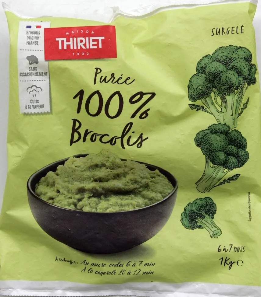 Purée 100% brocolis