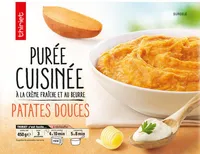 Purée cuisinée à la crème fraîche et au beurre - patate douce