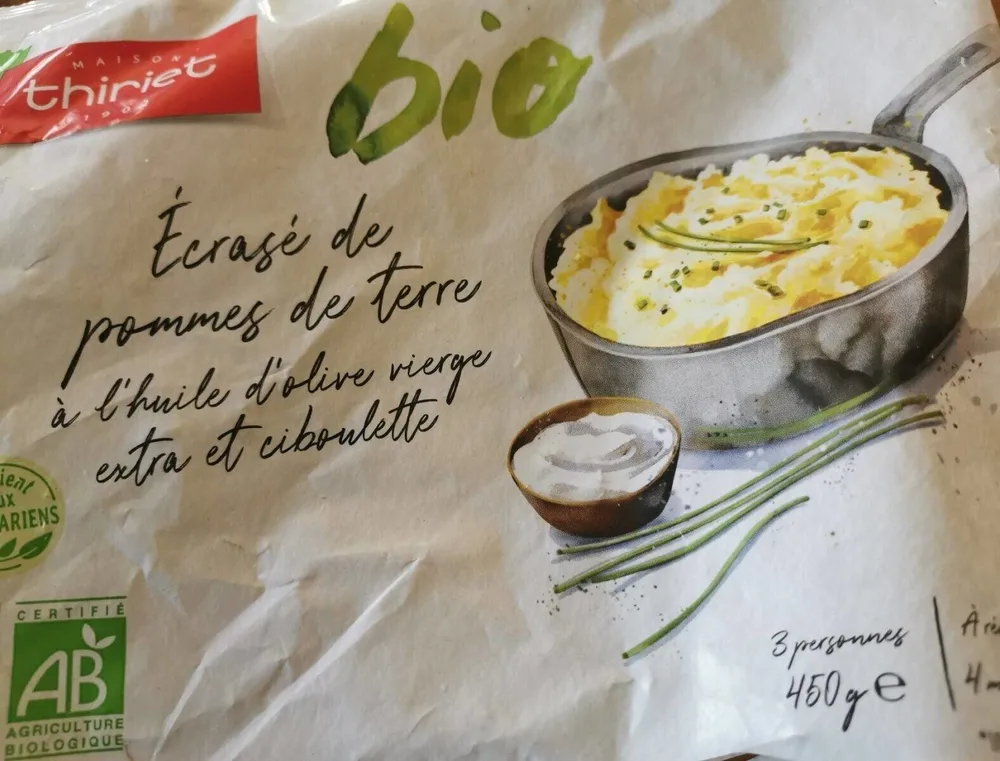 Écrasé de pommes de terre à l huile d olive