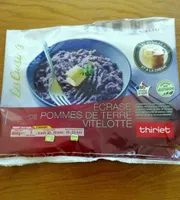 Écrasé de pommes de terre vitelotte