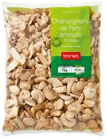 Champignons de Paris émincés 1er choix