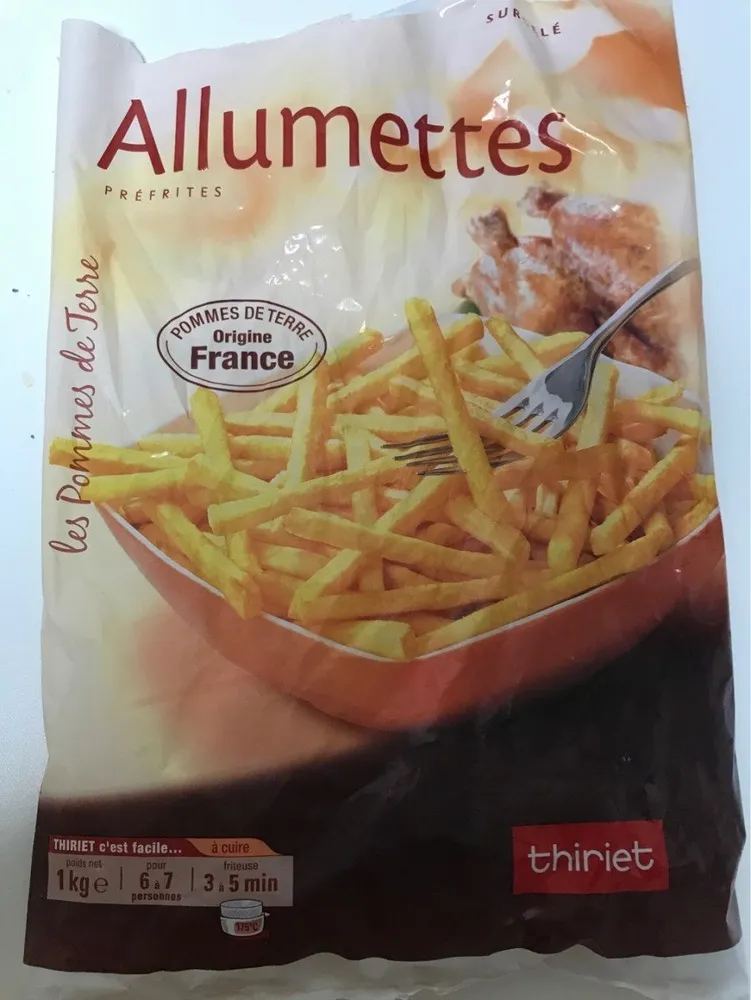 Allumettes préfrites