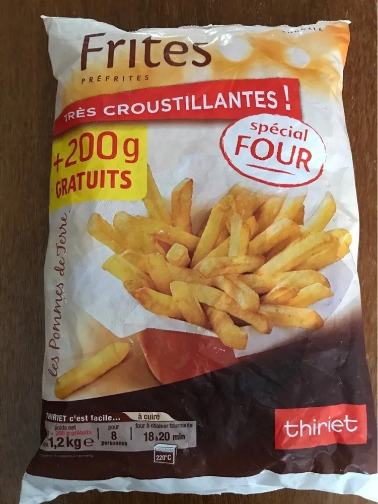 Frites au four