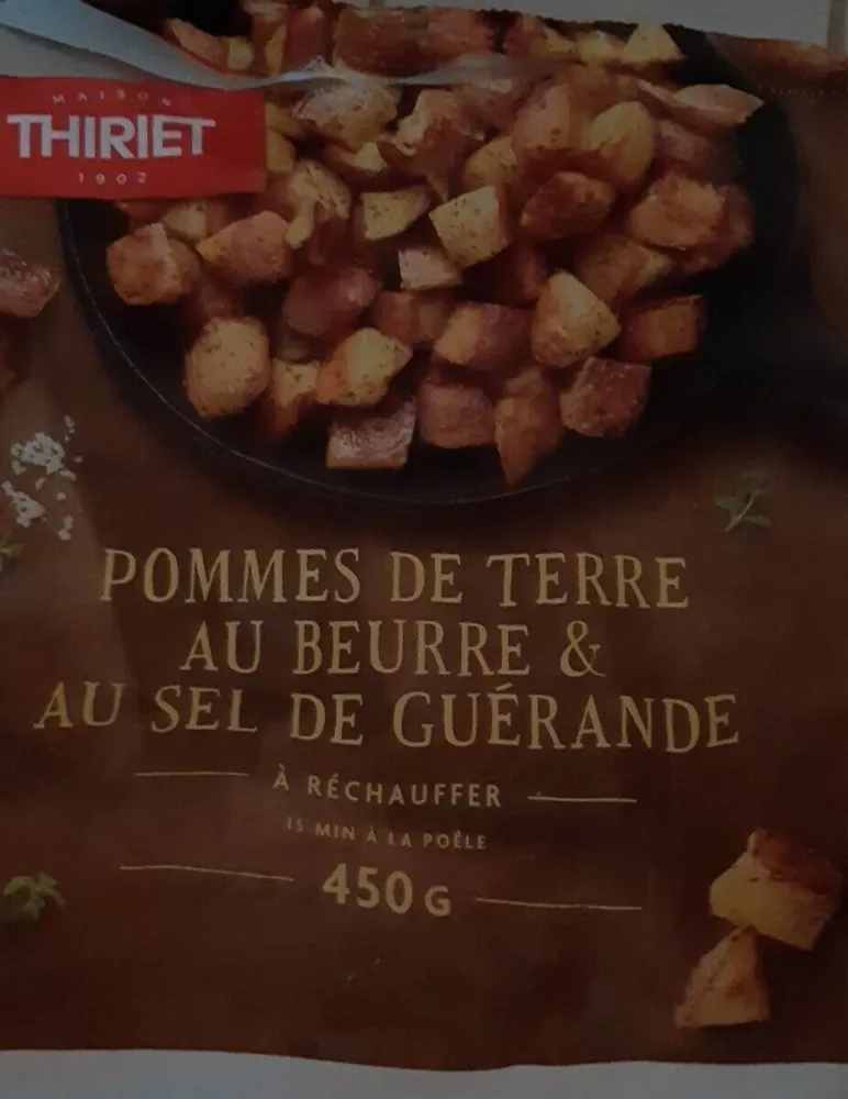 Pommes de terre au beurre et au sel de guerande