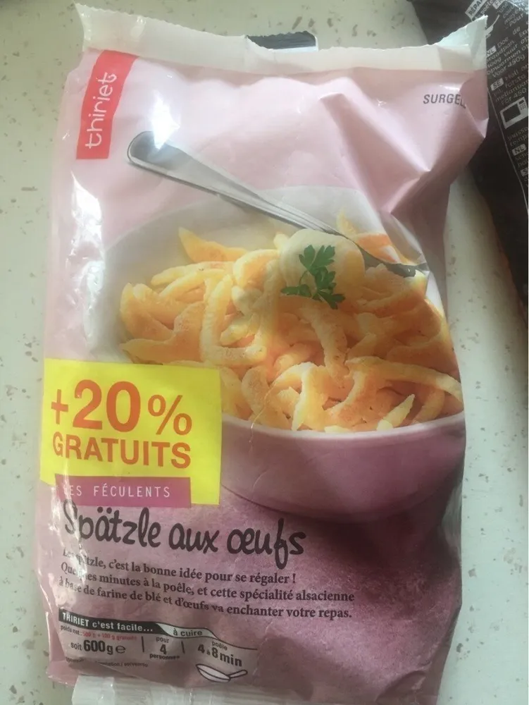 Spätzle aux oeufs