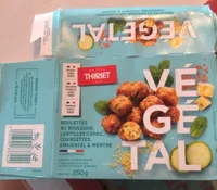 Boulettes au boulgour,lentilles corail,courgettes