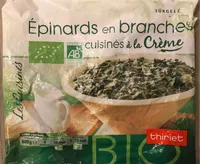 Épinards en Branche à la Crème