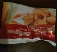 8 Galettes carottes,pommes de terre et lardons