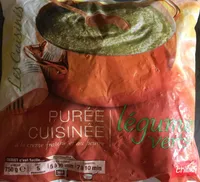 Purée cuisinée légumes verts