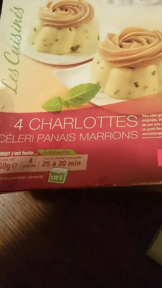 Charlottes céleri panais marrons