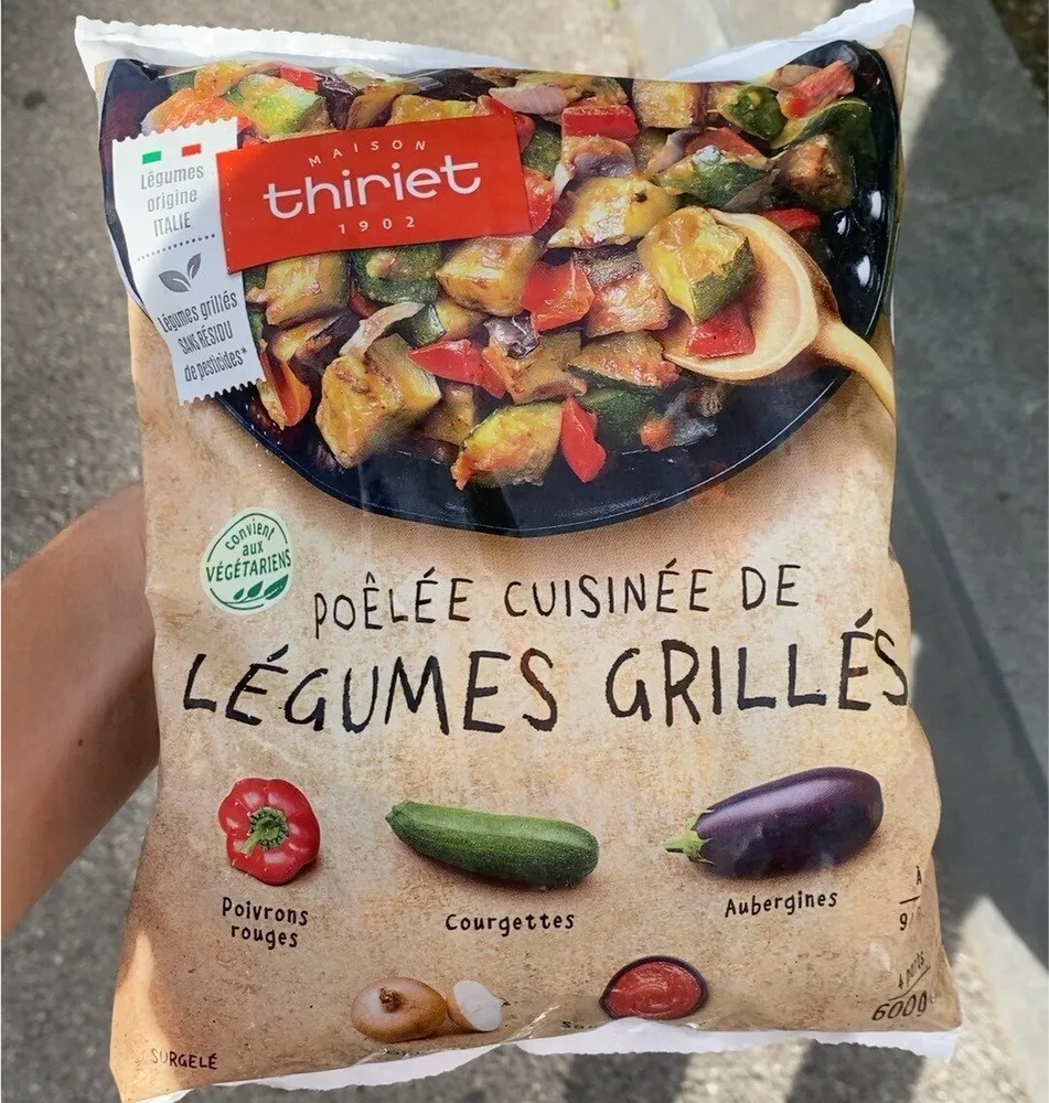 Poêlée cuisinée de légumes grillés