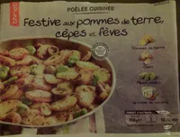 Festive aux pommes de terre, cèpes et fèves