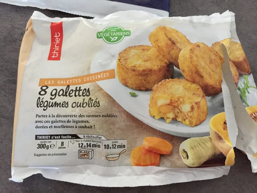 Galettes légumes oubliés