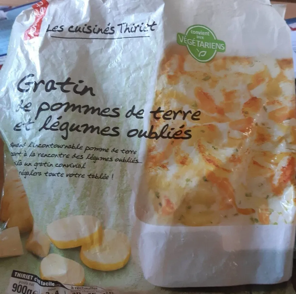 Gratin de pommes de terre et légumes oubliés