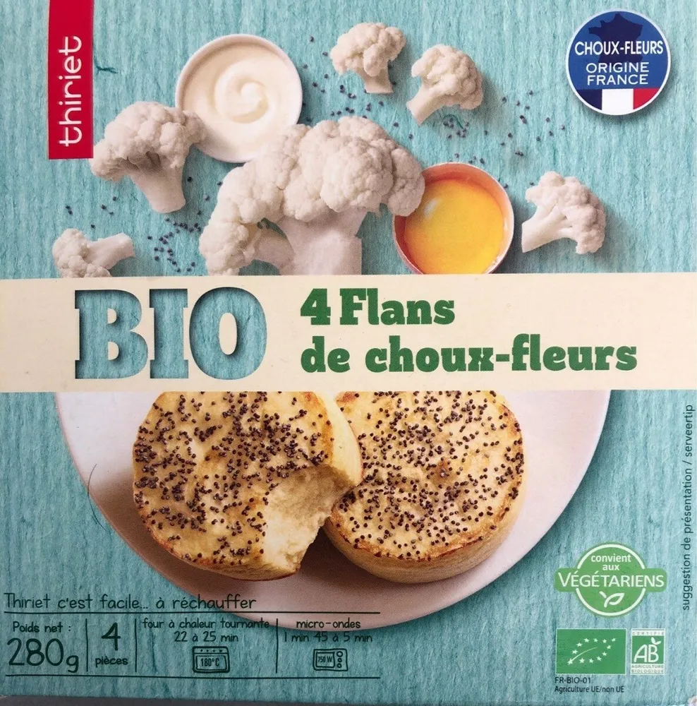Flans de choux fleur