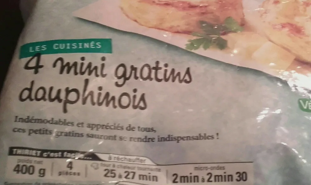 Mini gratins dauphinois