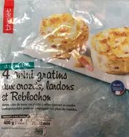 Mini gratins aux crozets, lardons er reblochon