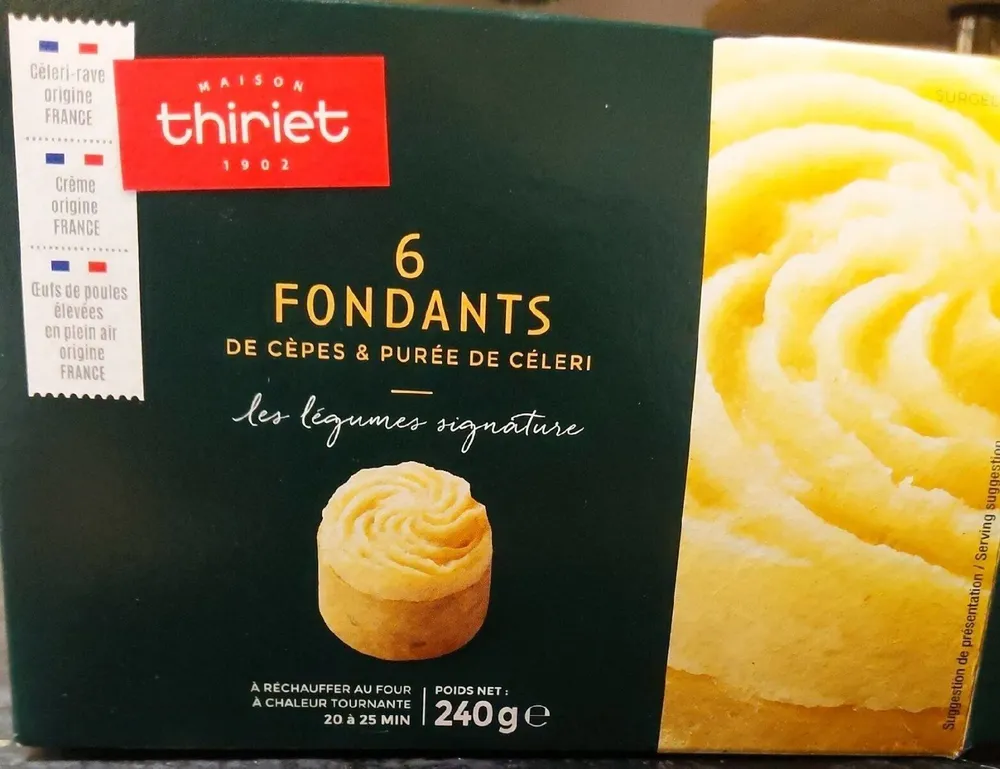 Fondants de cèpes & purée de céleri