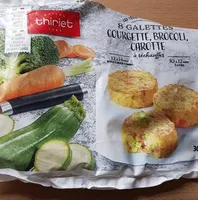 Galettes courgette, brocoli, carotte