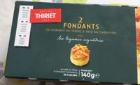 Fondants de pomme de terre et trio de carottes