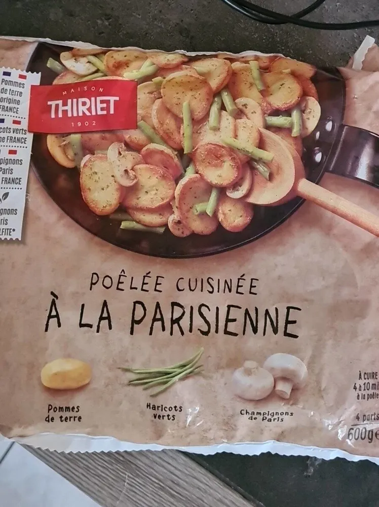 Poêlée cuisinée à la parisienne
