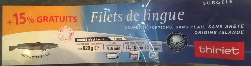 Filets de lingue