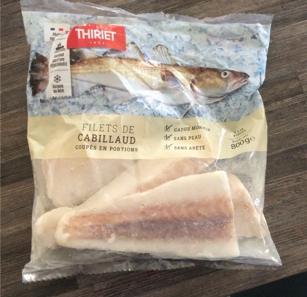 Filets de cabillaud