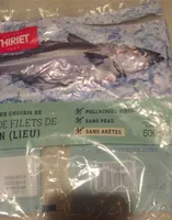 Cœurs de filets de colin (lieu)