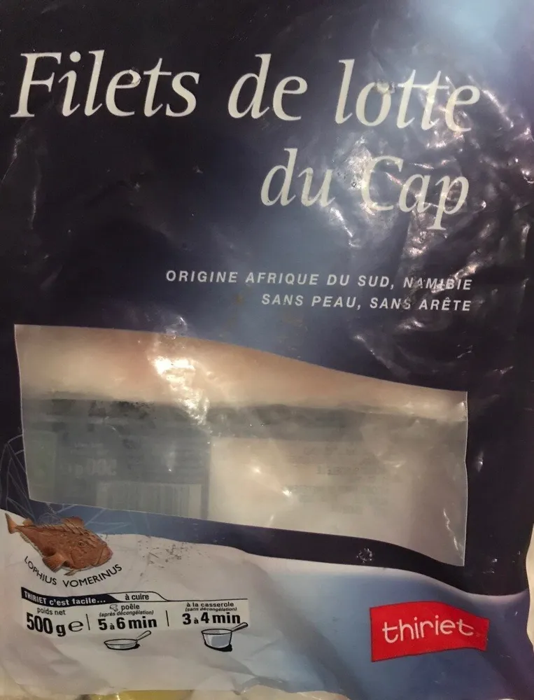 Filets de lotte du Cap