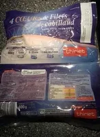 4 cœur de Filets de cabillaud