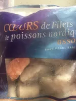Coeurs de filets poissons nordiques
