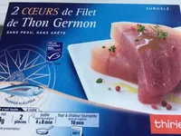 Coeurs filet de thon germon