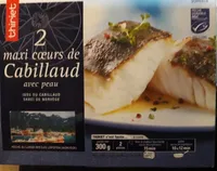 2 Maxis cœurs de cabillaud avec peau