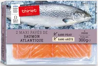 2 maxi pavés de saumon atlantique sans peau