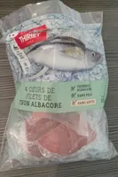 4 Cœurs de filets de thon albacore