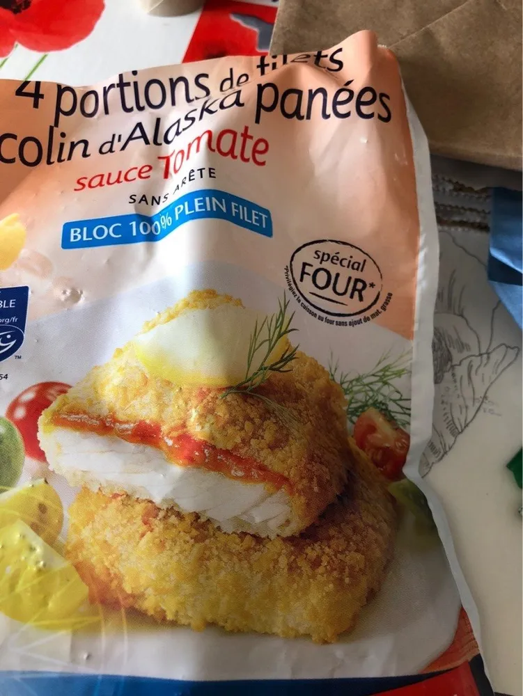 Panées de Colin d'alaska