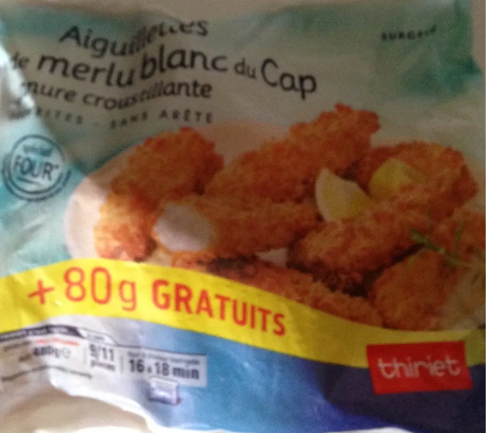 Auguillettes de merlu blàc du cap