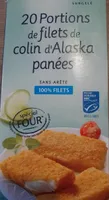 Filets de colin d'Alaska panés